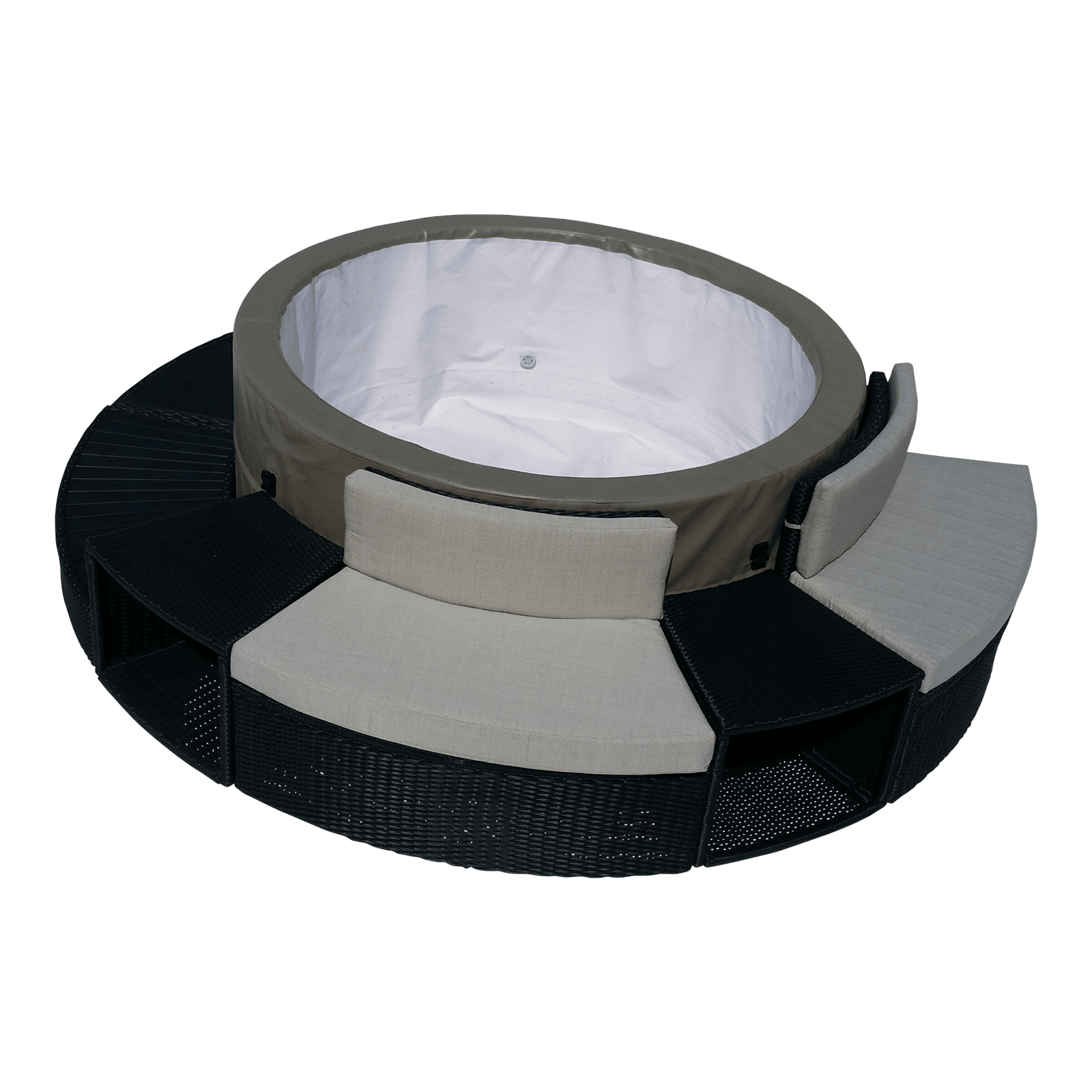 Canadian Spa Love Seat - Round Spa Surround Furniture