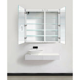 Krugg Svange 4242R 42″ X 42″ LED Medicine Cabinet with Dimmer & Defogger SVANGE4242R - Backyard Provider