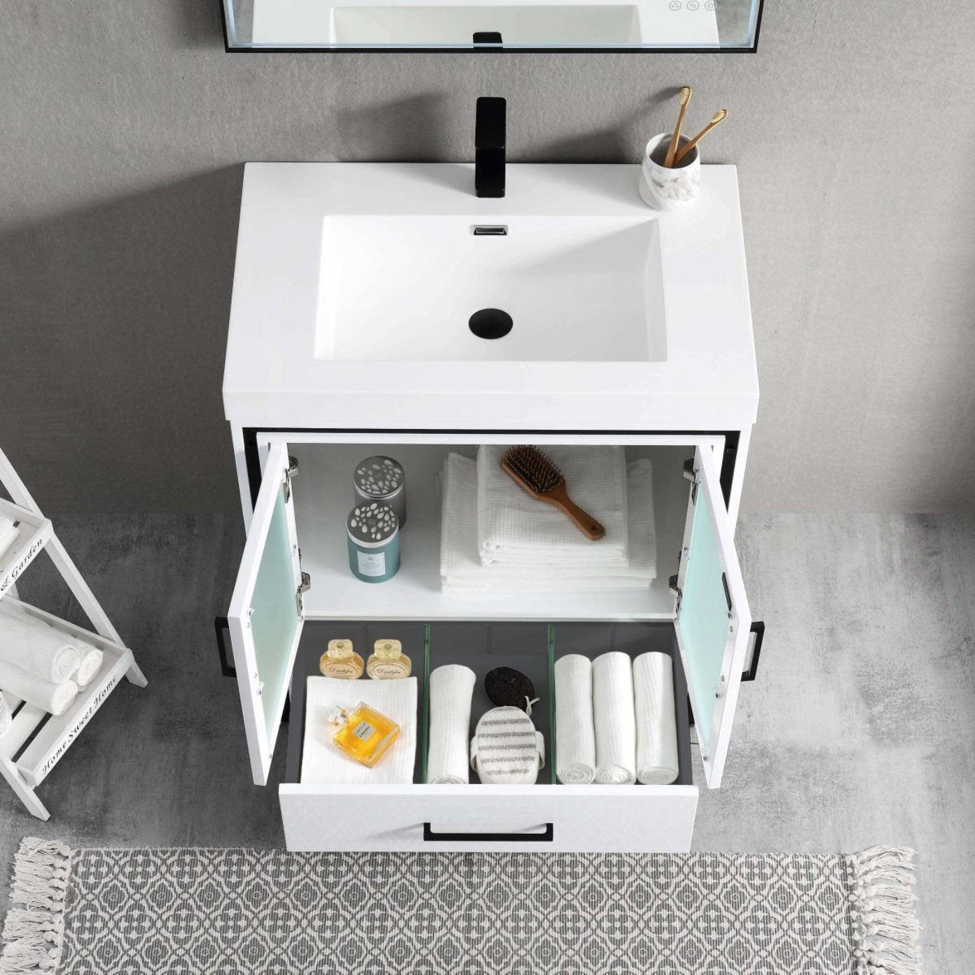 Blossom Birmingham 30 Inch Bathroom Vanity - V8024 30 01 - Backyard Provider