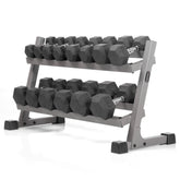 380 lb Dumbbell Set and Rack - Backyard Provider