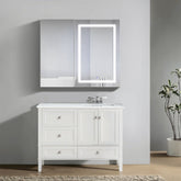 Krugg Svange 4236R 42" X 36" LED Bi-View Medicine Cabinet with Dimmer & Defogger SVANGE4236R - Backyard Provider