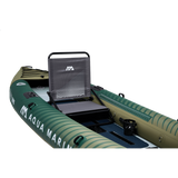 Aqua Marina 13’1 Caliber Angling Kayak 1/2-person. DWF Deck. Foldable fishing seat x1, Cup holder. paddle excluded