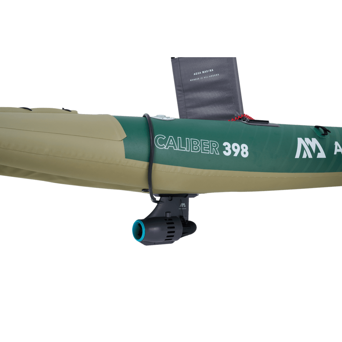 Aqua Marina 13’1 Caliber Angling Kayak 1/2-person. DWF Deck. Foldable fishing seat x1, Cup holder. paddle excluded