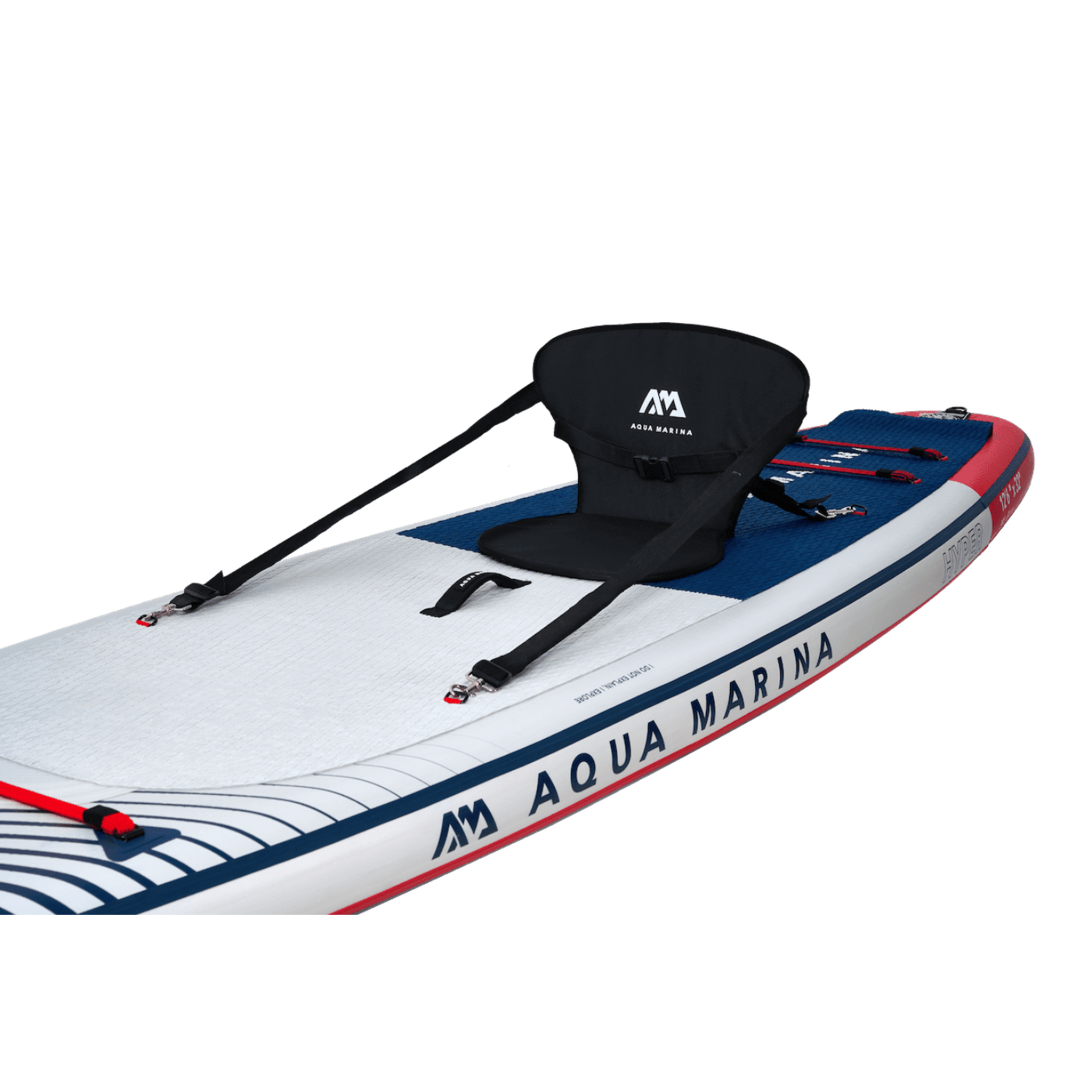 Aqua Marina 12′ 6″ Hyper Navy - Touring iSUP, 3.81m/15cm, with coil leash