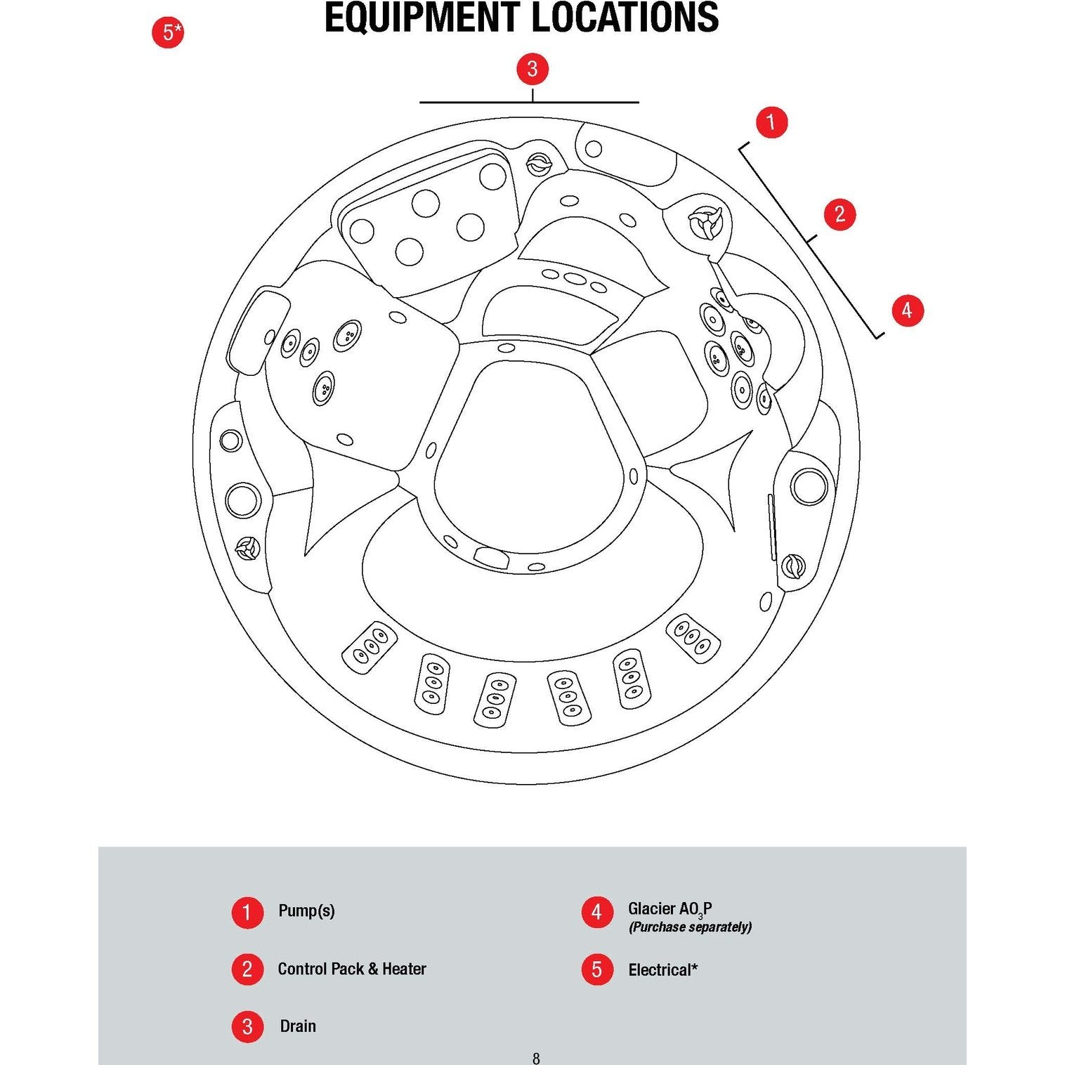 Ottawa 5-Person 38-Jet Hot Tub