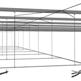 Cimarron Sports Batting Cage 'Air Frame' With TW-2000 Winch