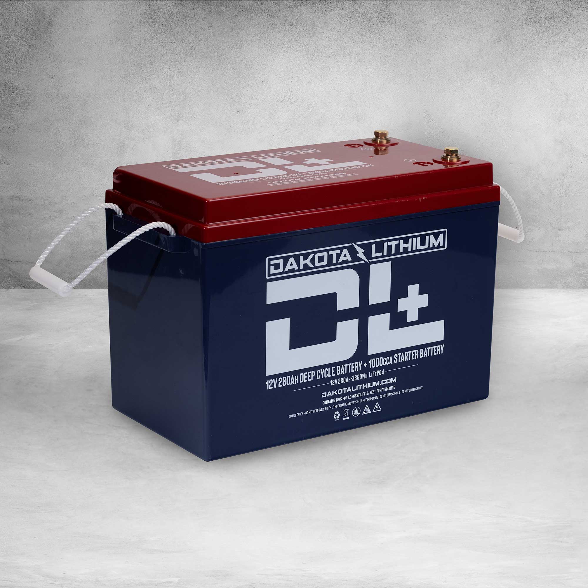 Dakota Lithium Plus 280 Ah 12v Lifepo4 Dual Purpose Battery - Backyard Provider