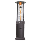 Shine Round Flame Tower Heater, 82.5”, 32,000 BTU - Backyard Provider