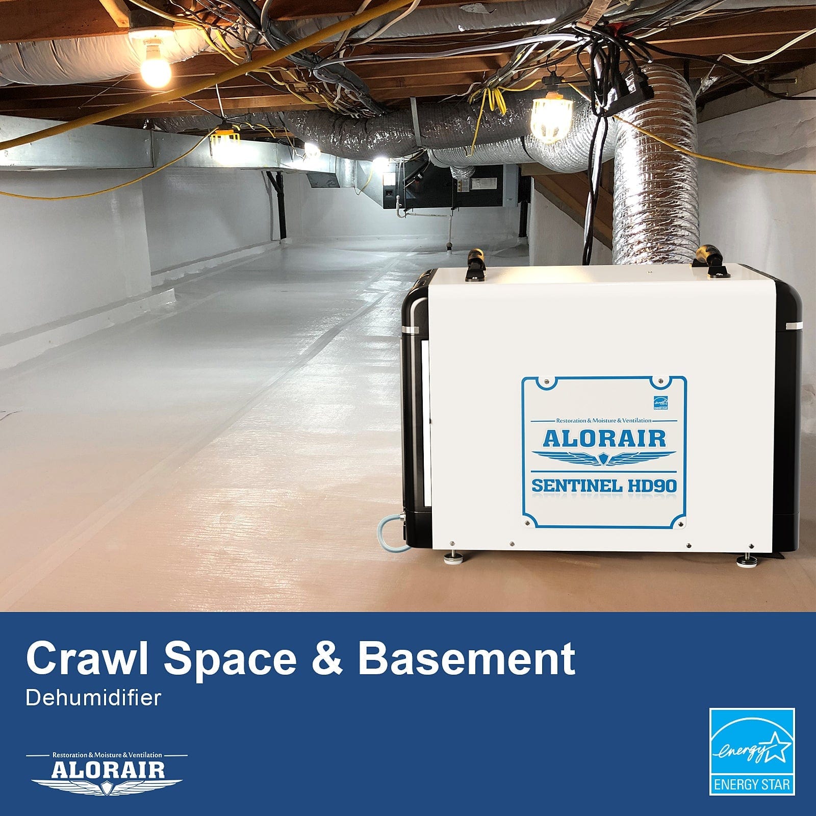 AlorAir Sentinel HD90 Energy Star Basement - Sentinel HD90