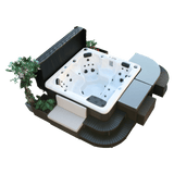 Canadian Spa Straight Bar & Stool - Square Surround Furniture