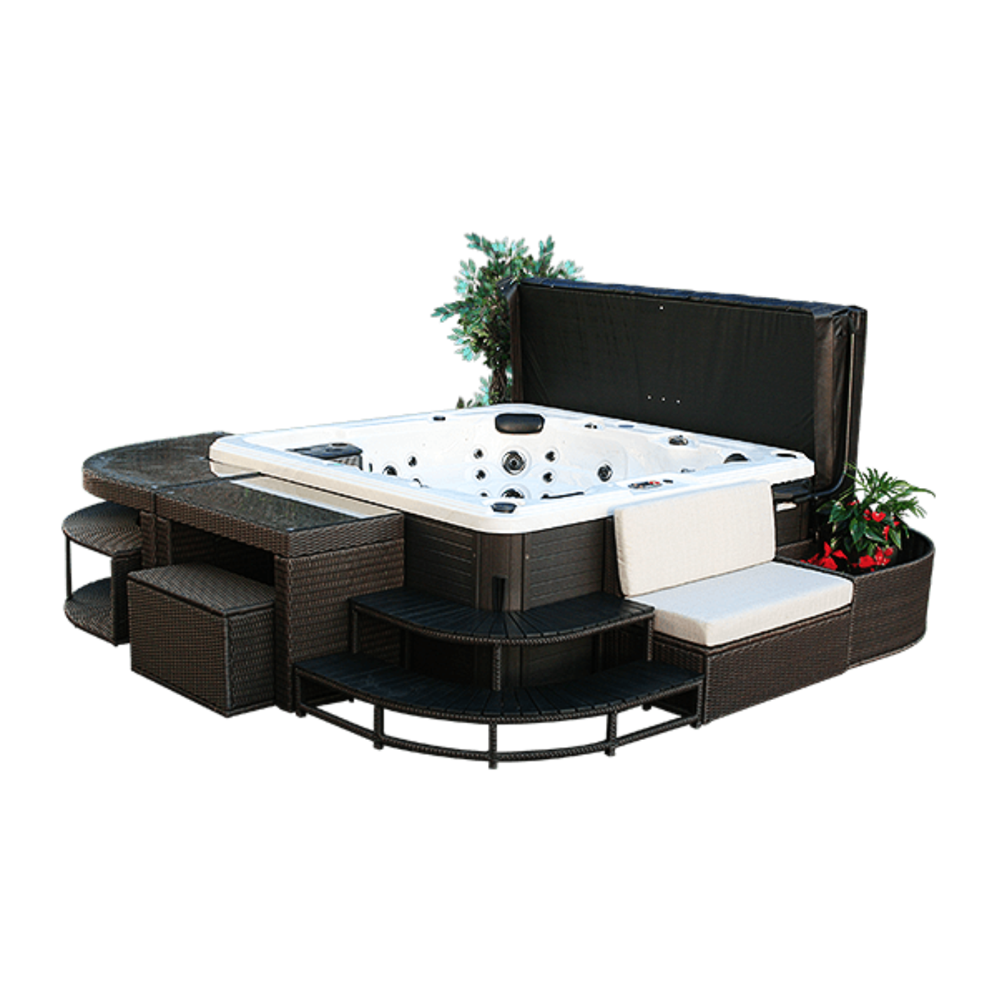 Canadian Spa Love Seat - Square Surround Furniture