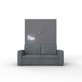 Maxima House Murphy bed European Full XL Vertical with Sofa Invento - IN001WG-G - Backyard Provider
