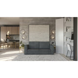 Maxima House Murphy bed European Full XL Vertical with Sofa Invento - IN001GW-G - Backyard Provider