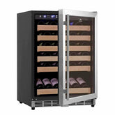 Kings Bottle 46 Bottle 24 Inch Under Counter Wine Fridge Built In - KBU50WX