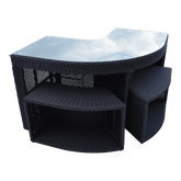 Canadian Spa Corner Bar Set - Square Surround Furniture