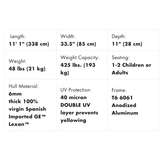 Crystal Kayaks Set of 5 - CK-CRYSTALSUP-X5