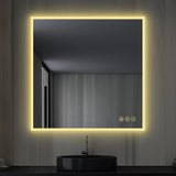 Blossom Beta 36″x36″ LED Mirror with Frosted Sides - LED M2 3636 - Backyard Provider