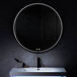 Blossom Oskar 32 Inch Round LED Mirror - LED M7 R32 MB - Backyard Provider