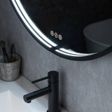 Blossom Oskar 32 Inch Round LED Mirror - LED M7 R32 MB - Backyard Provider