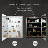 Blossom Pillar – 24 Inches LED Medicine Cabinet - MCL1 2432L - Backyard Provider