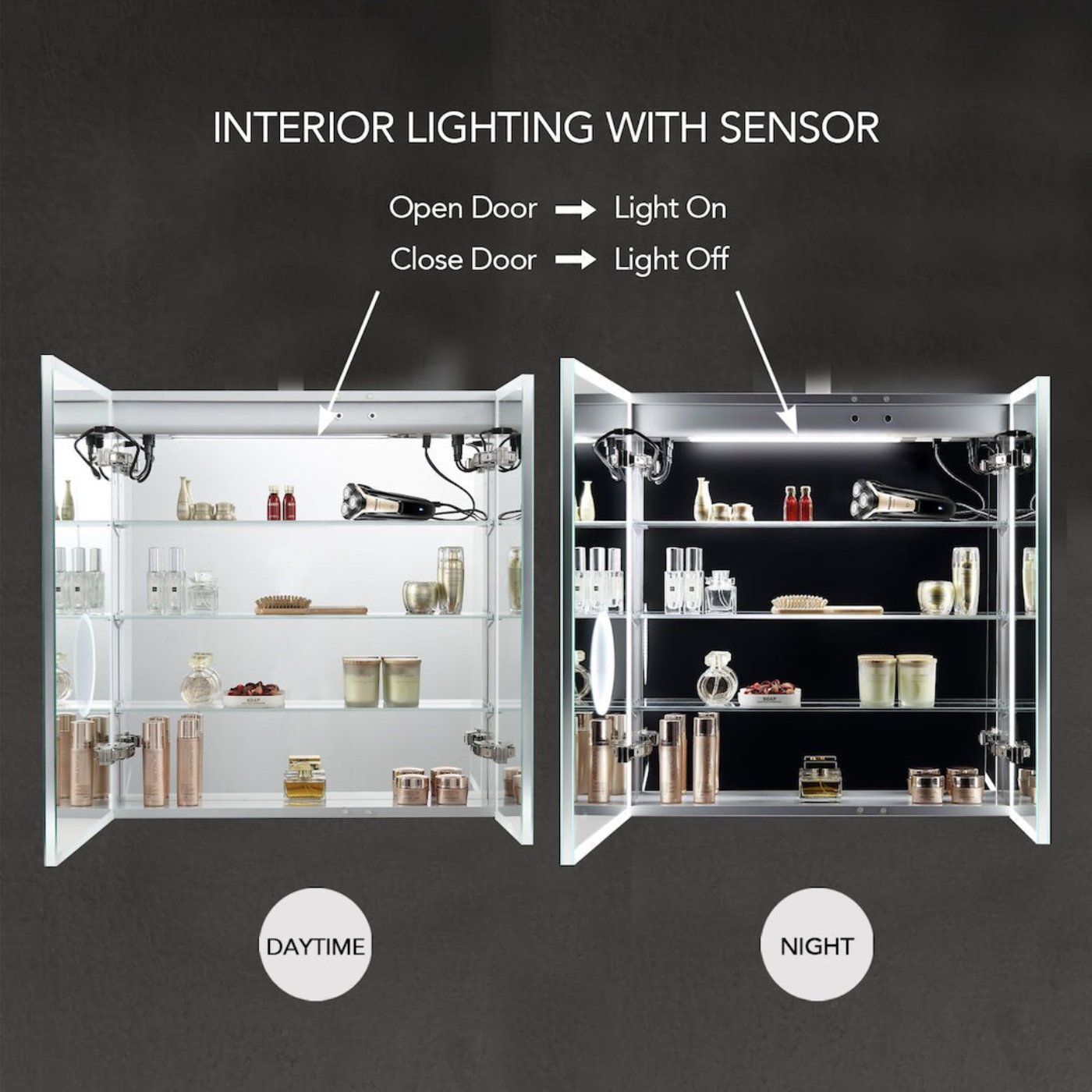 Blossom Asta – 30 Inches LED Medicine Cabinet - MCL2 3032 - Backyard Provider