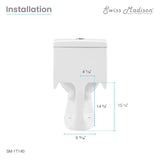 Swiss Madison Basque One-Piece Elongated Toilet Dual-Flush 1.1/1.6 gpf 3-Pack - SM-1T140-3 - Backyard Provider