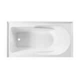 Swiss Madison Concorde 60 in. x 32 in. Acrylic Glossy White, Alcove, Integral, Left-Hand Drain, Apron Bathtub - SM-AB561 - Backyard Provider