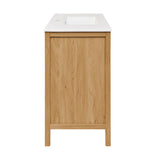 Swiss Madison Château 36" Bathroom Vanity in Natural Oak - SM-BV241 - Backyard Provider