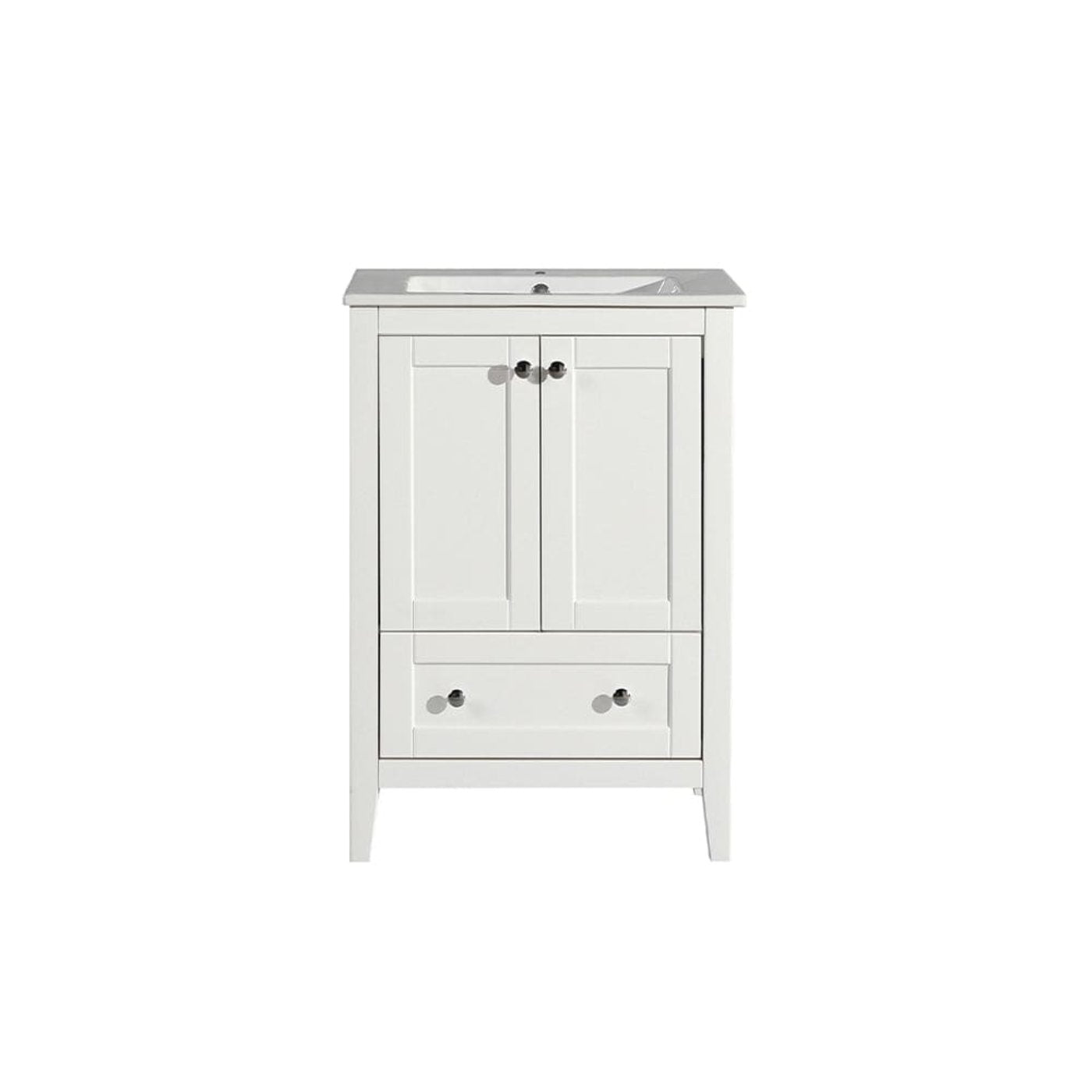 Swiss Madison Cannes 24" Bathroom Vanity in White - SM-BV412 - Backyard Provider