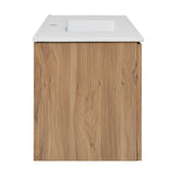 Swiss Madison Classé 36" Wall-Mounted Bathroom Vanity in Oak - SM-BV667 - Backyard Provider