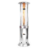 Shine Round Flame Tower Heater, 82.5”, 32,000 BTU - Backyard Provider