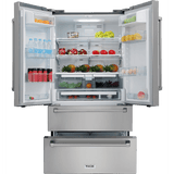 Thor Kitchen Appliance Package - 36 in. Electric Range, Refrigerator, Dishwasher, AP-HRE3601-2