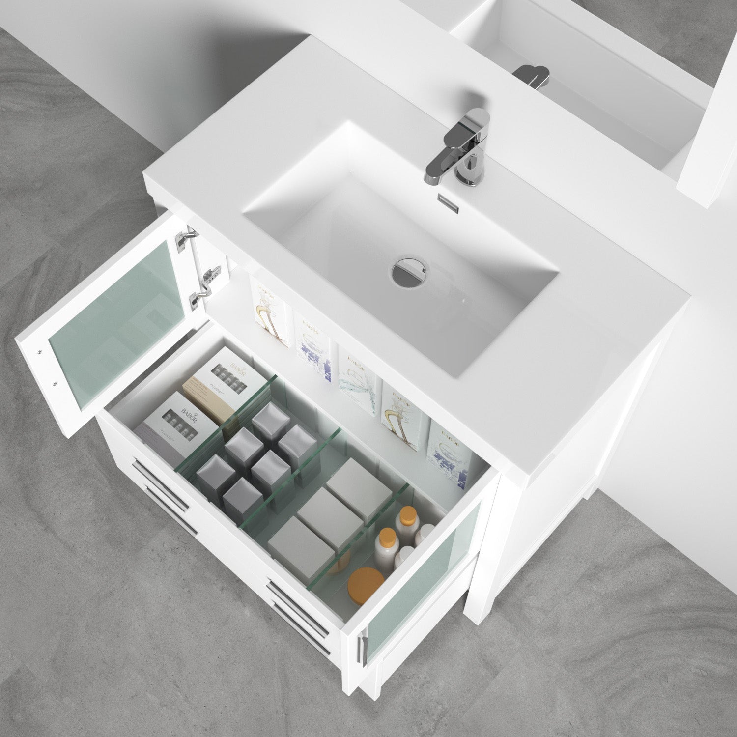 Blossom Sydney 36 Inch Bathroom Vanity - V8001 36 01 - Backyard Provider