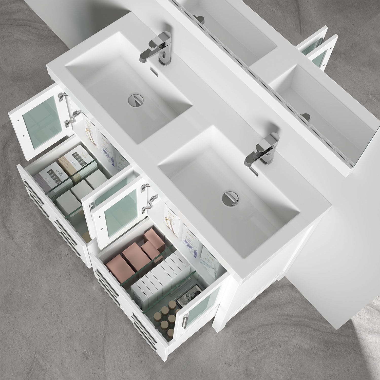 Blossom Sydney 48 Inch Bathroom Vanity - V8001 48 01 - Backyard Provider