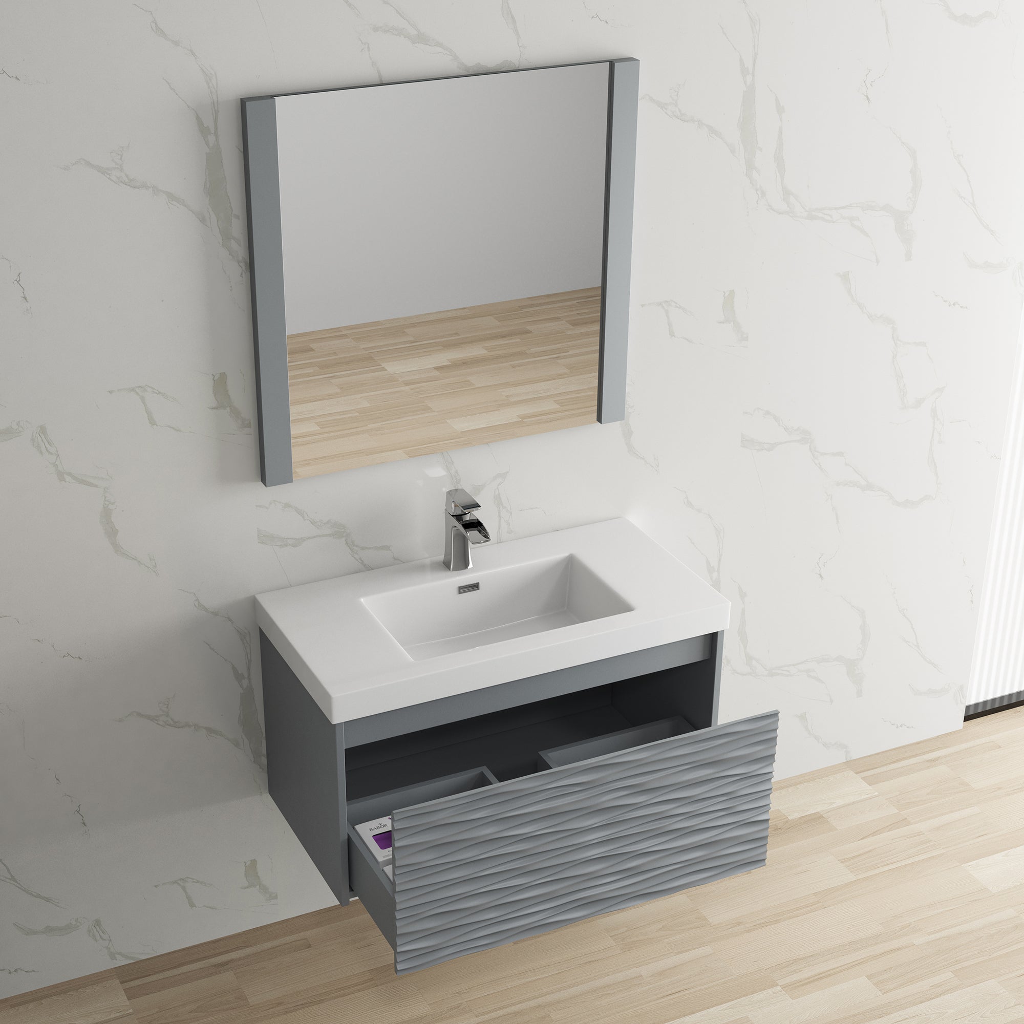 Blossom Paris 36 Inch Bathroom Vanity - V8008 36 15 - Backyard Provider