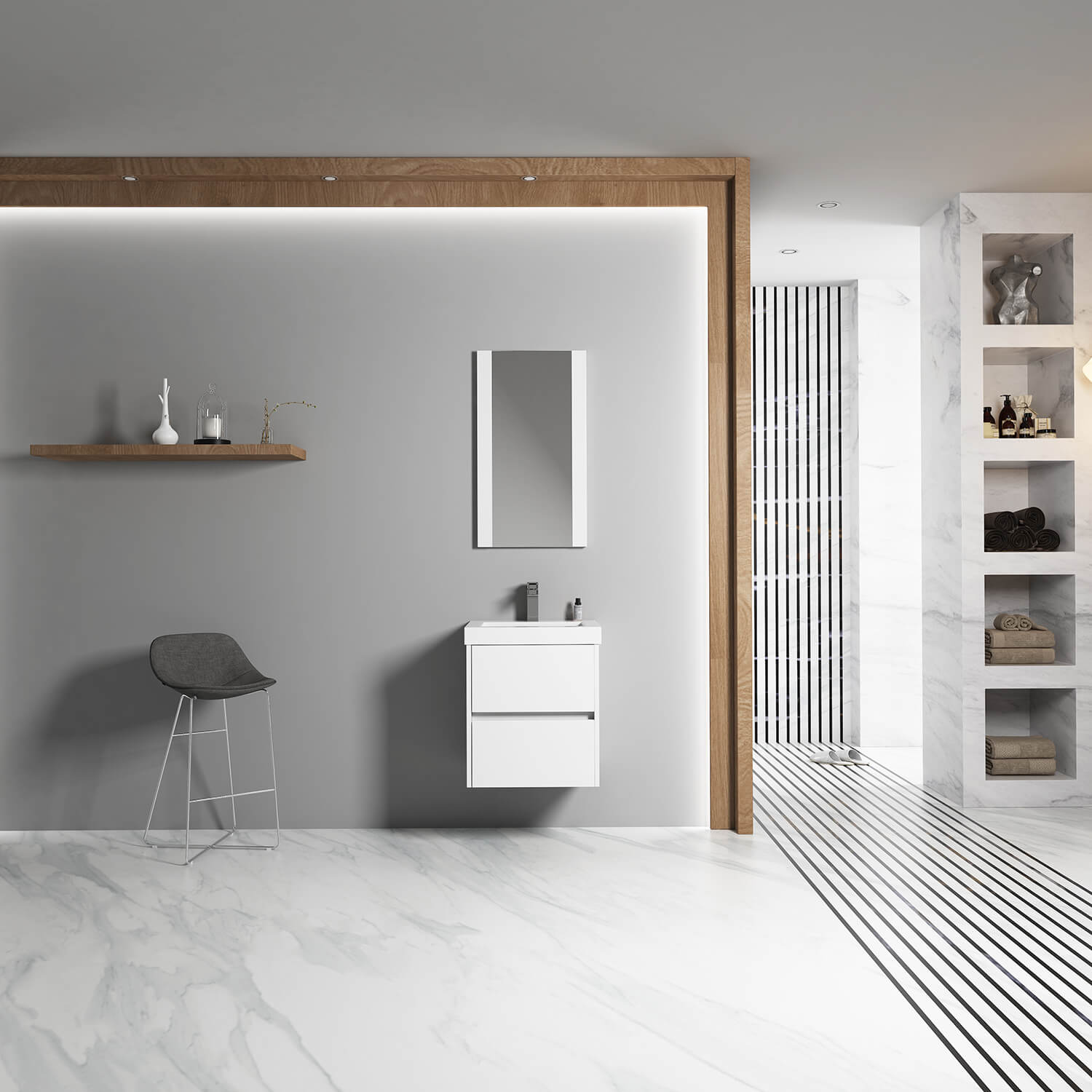 Blossom Valencia 20 Inch Bathroom Vanity - V8016 20 01 - Backyard Provider