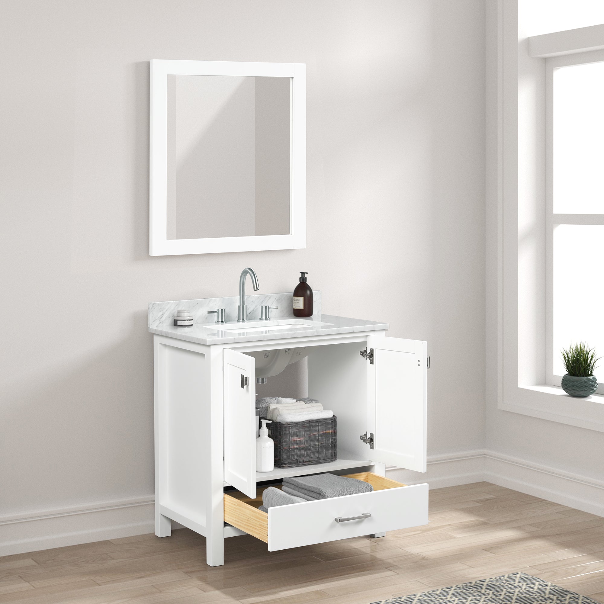 Blossom Geneva 30″ Bathroom Vanity - V8026 30 01 - Backyard Provider