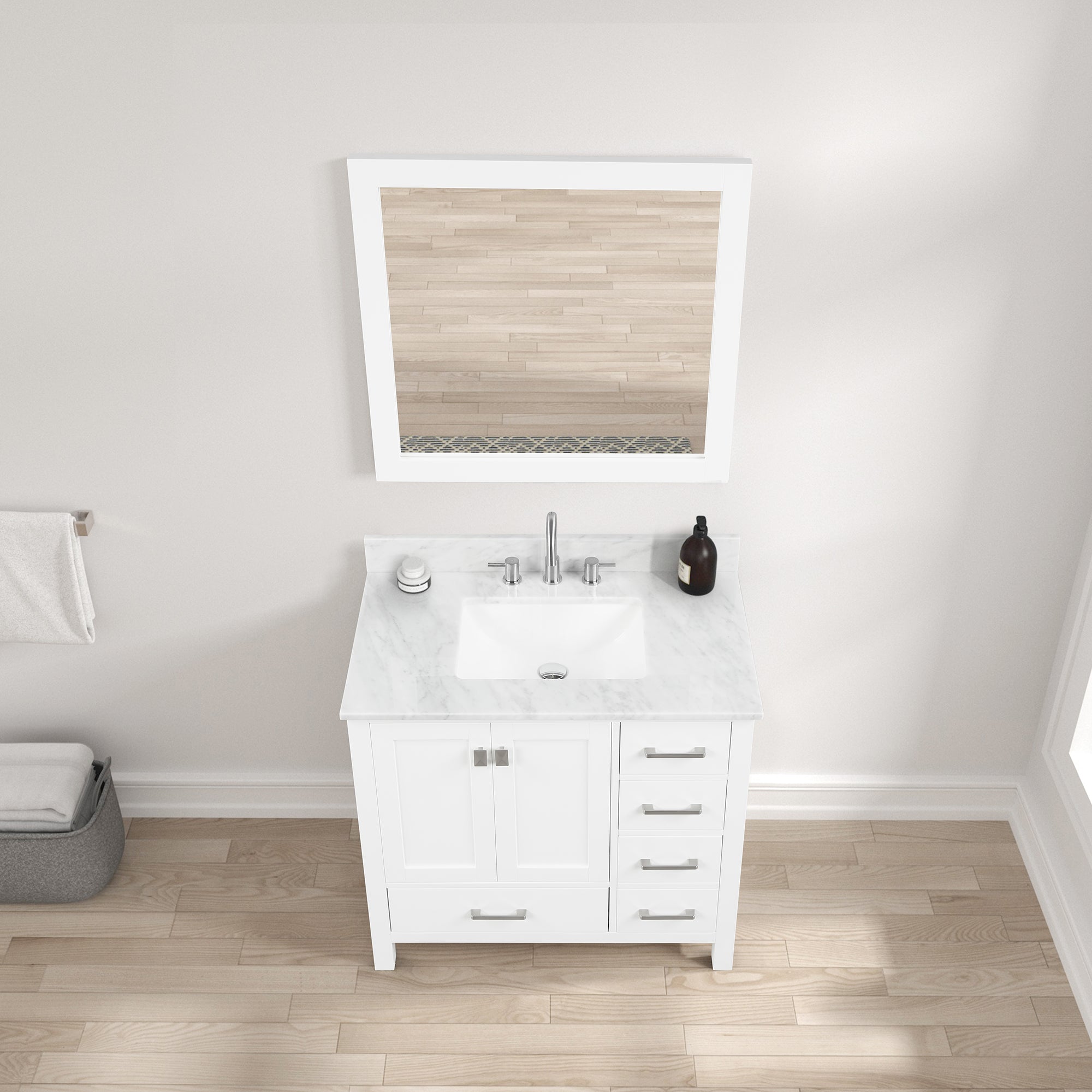 Blossom Geneva 36″ Bathroom Vanity - V8026 36 25 - Backyard Provider