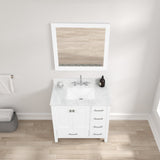 Blossom Geneva 36″ Bathroom Vanity - V8026 36 25 - Backyard Provider