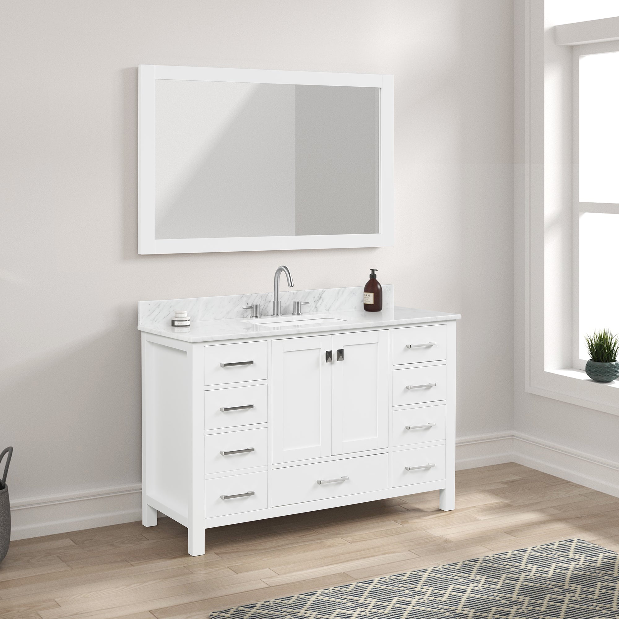 Blossom Geneva 48″ Bathroom Vanity - V8026 48 01 - Backyard Provider