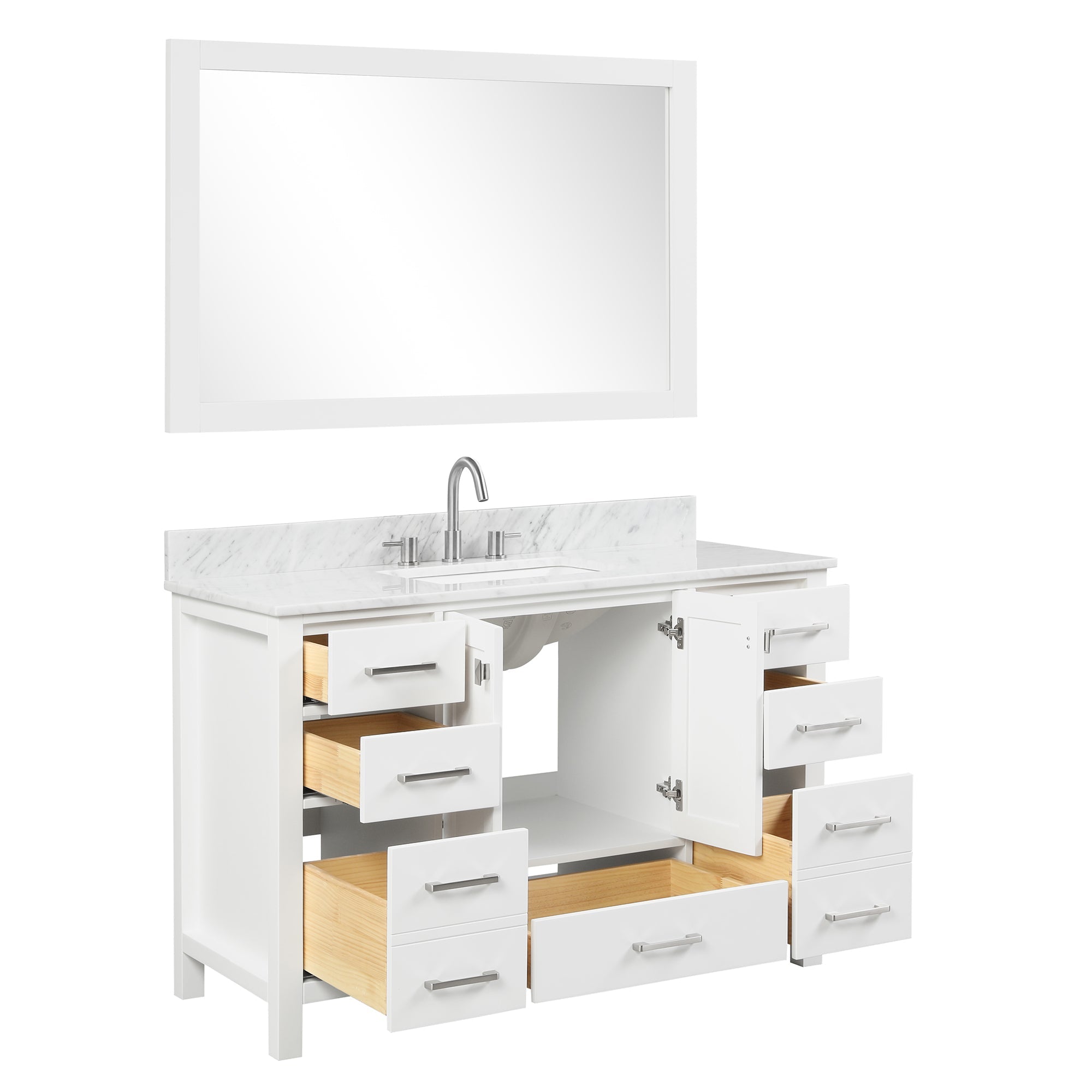 Blossom Geneva 48″ Bathroom Vanity - V8026 48 01 - Backyard Provider