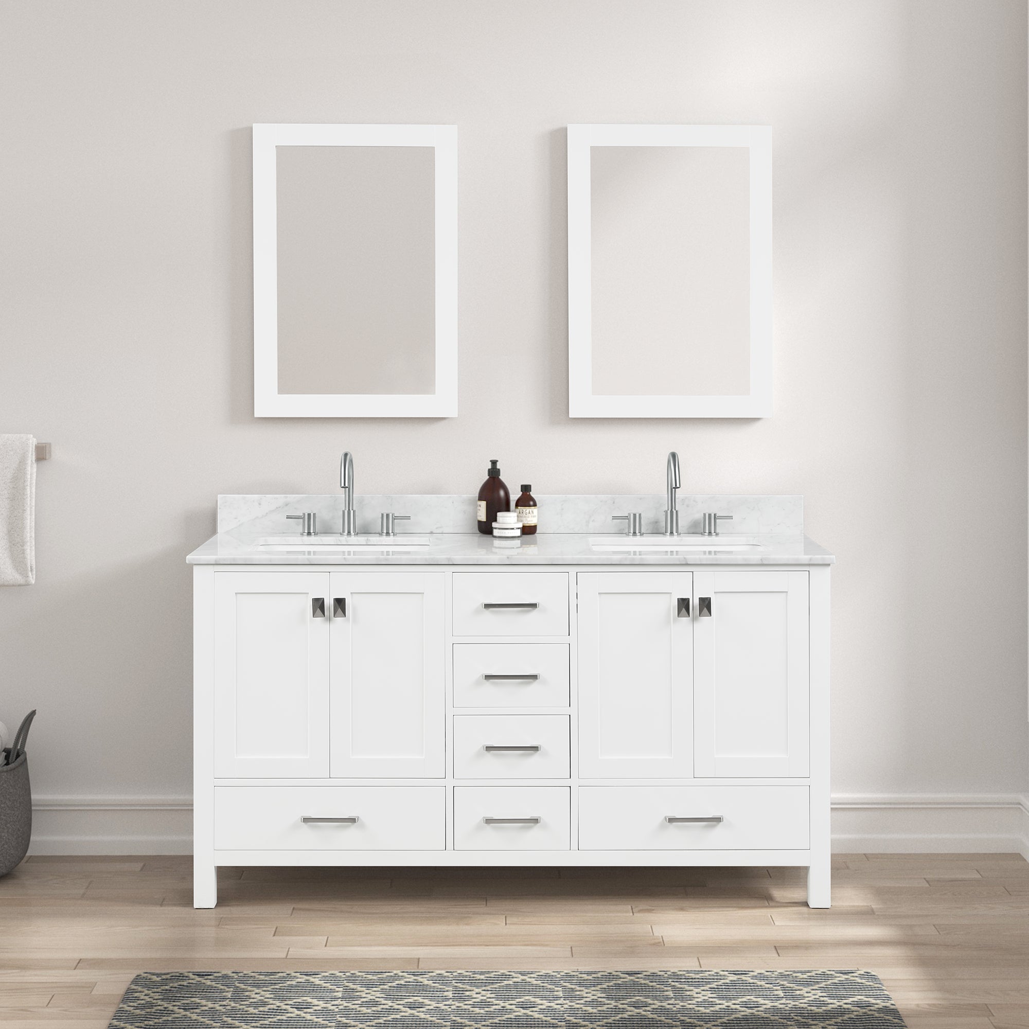 Blossom Geneva 60″ Bathroom Vanity - V8026 60 01 - Backyard Provider