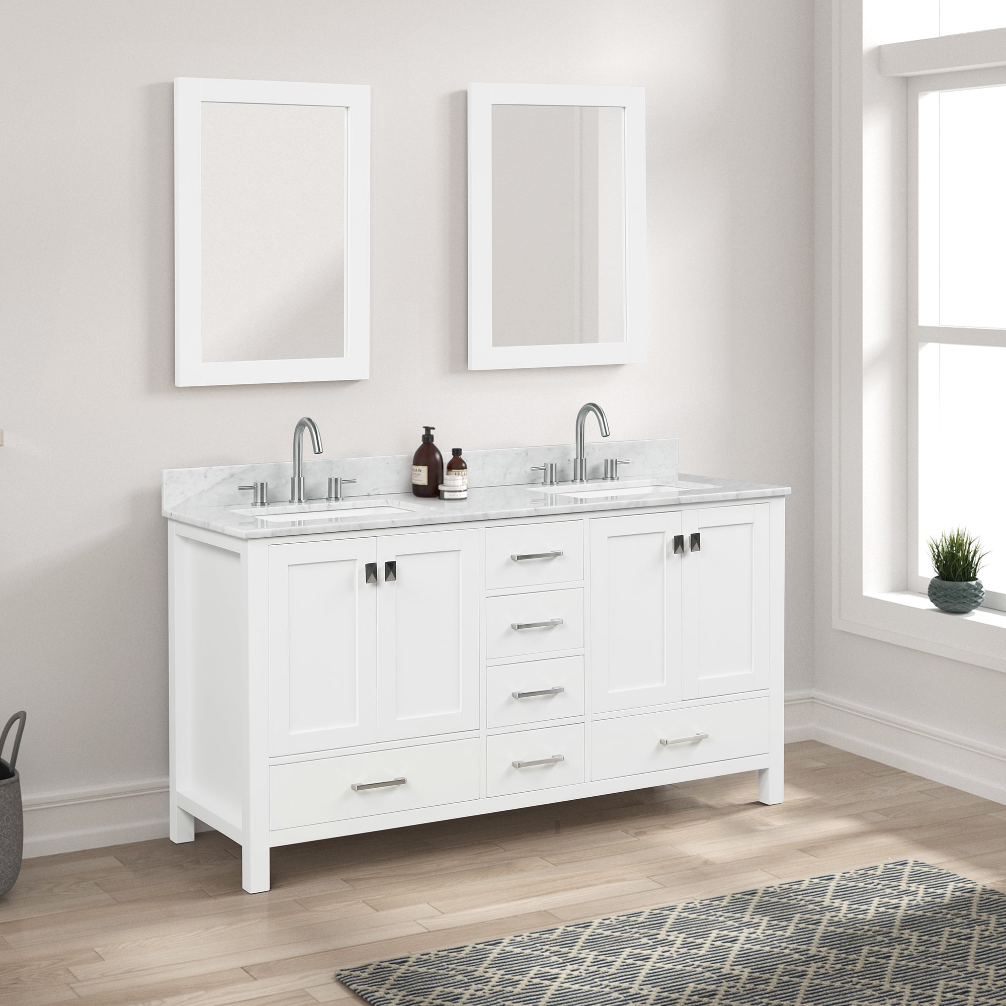 Blossom Geneva 60″ Bathroom Vanity - V8026 60 01 - Backyard Provider