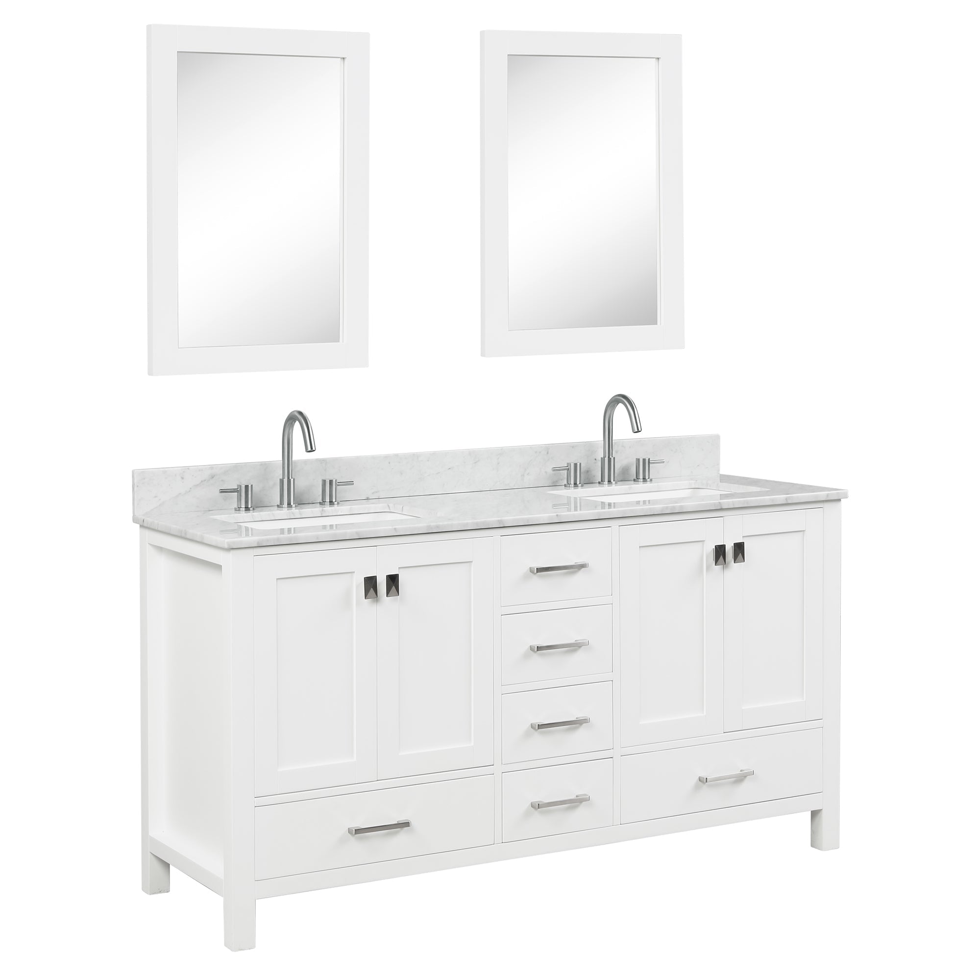Blossom Geneva 60″ Bathroom Vanity - V8026 60 01 - Backyard Provider