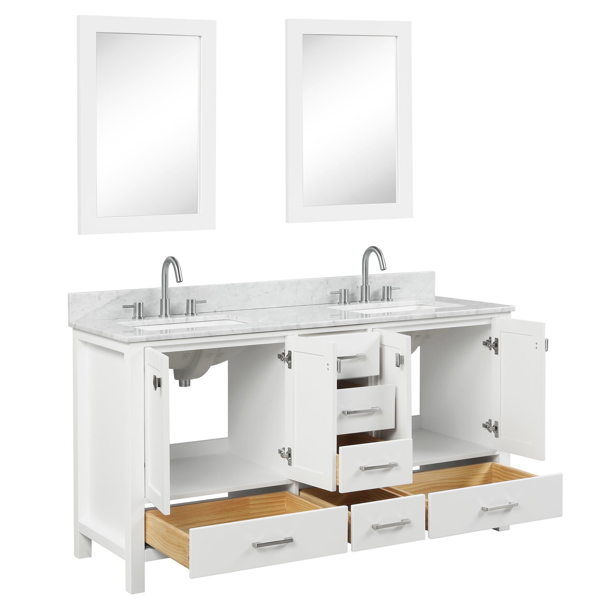 Blossom Geneva 60″ Bathroom Vanity - V8026 60 01 - Backyard Provider