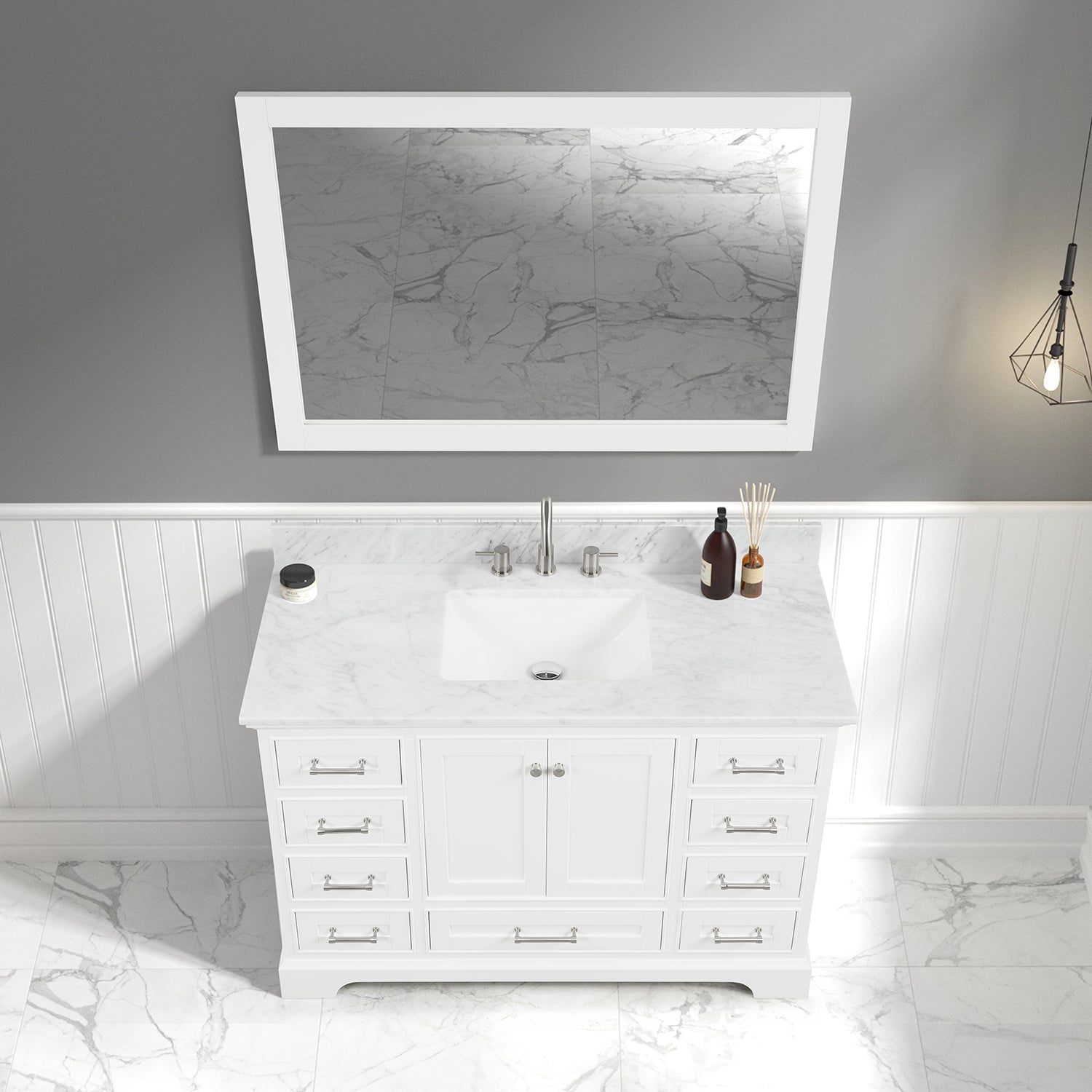 Blossom Copenhagen 48″ Bathroom Vanity - V8027 48 01 - Backyard Provider