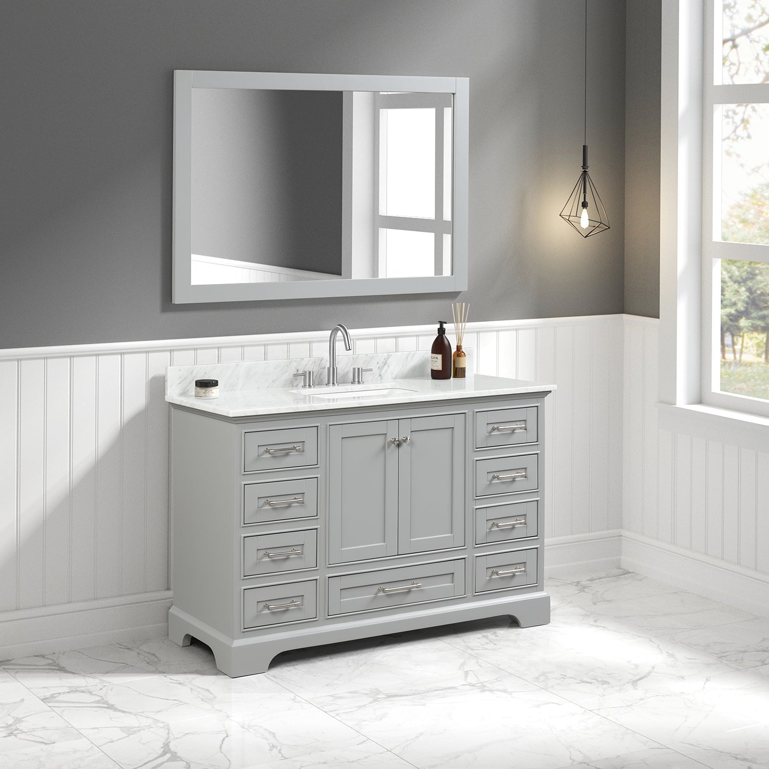 Blossom Copenhagen 48″ Bathroom Vanity - V8027 48 01 - Backyard Provider