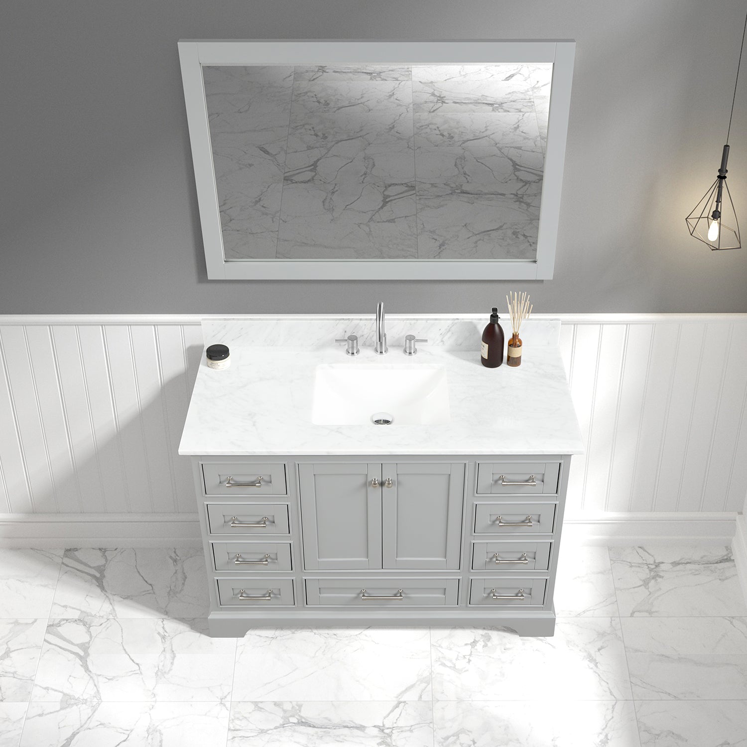Blossom Copenhagen 48″ Bathroom Vanity - V8027 48 01 - Backyard Provider