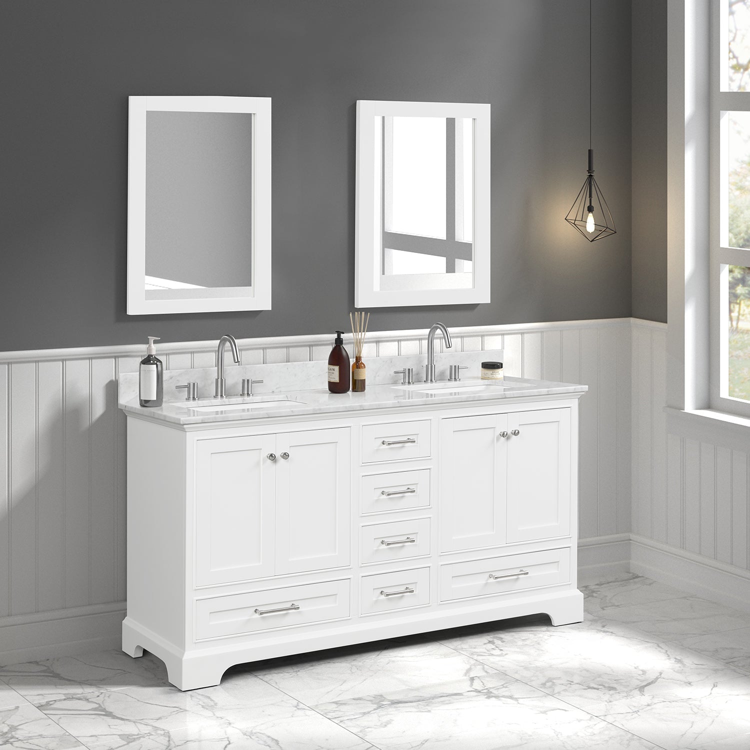 Blossom Copenhagen 60″ Bathroom Vanity - V8027 60 01 - Backyard Provider
