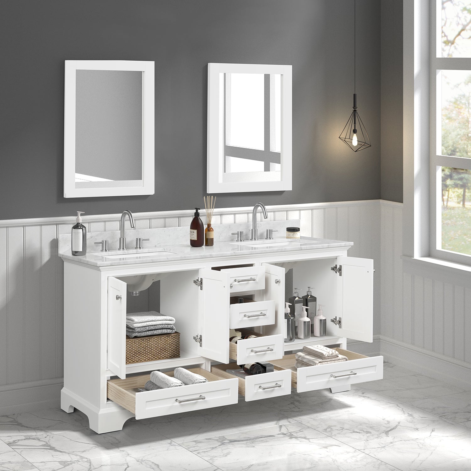 Blossom Copenhagen 60″ Bathroom Vanity - V8027 60 01 - Backyard Provider